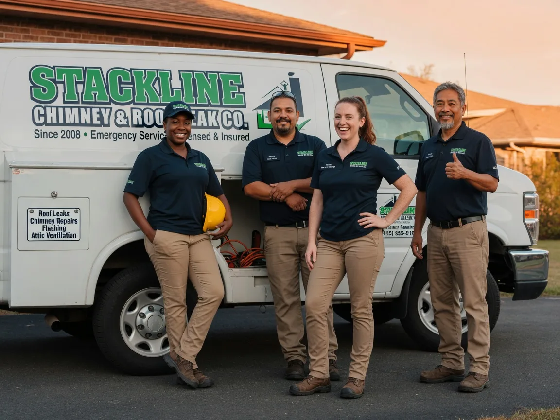 Chimney flashing repair company in Wheeler, MI